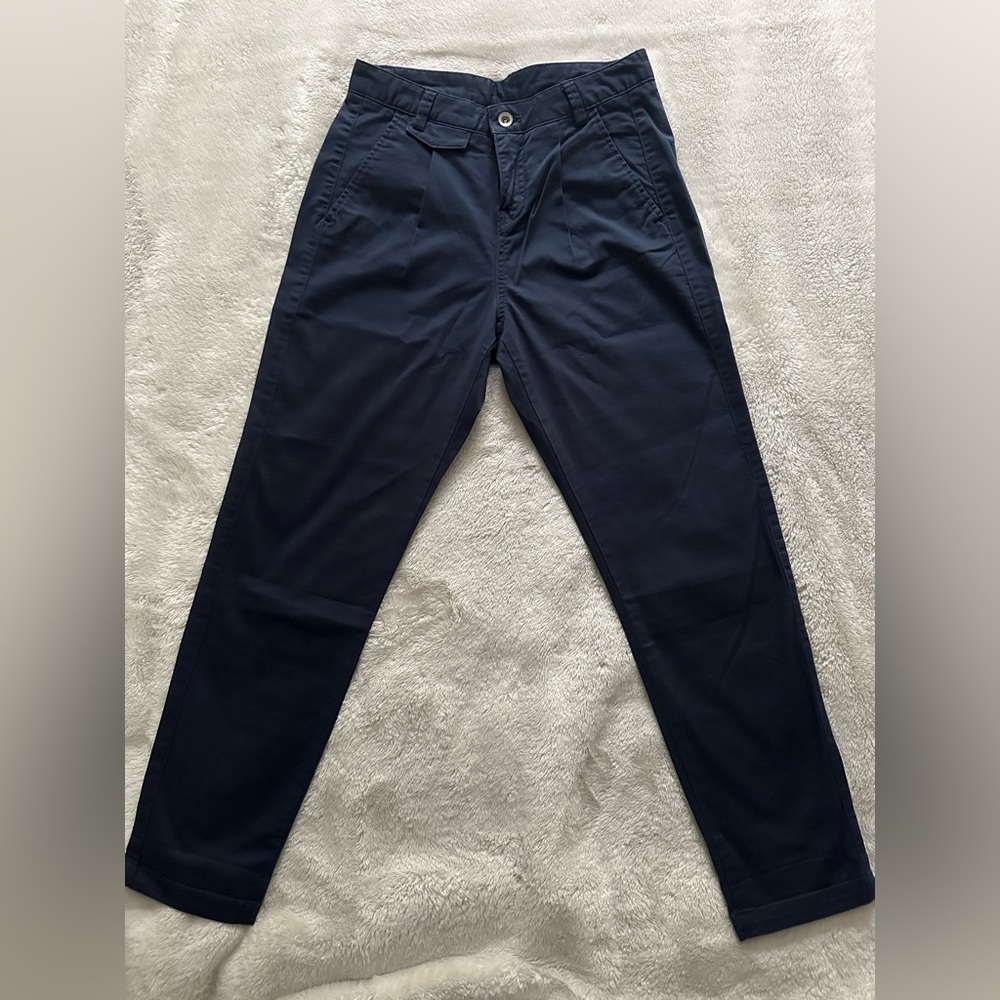 Benetton pants, size 2, navy blue